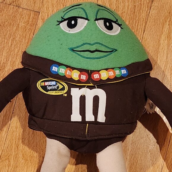 Nascar Joe Gibbs Racing Green M&M Character Toy - Picture 2 of 10